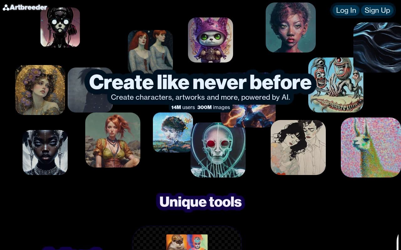 Artbreeder screenshot
