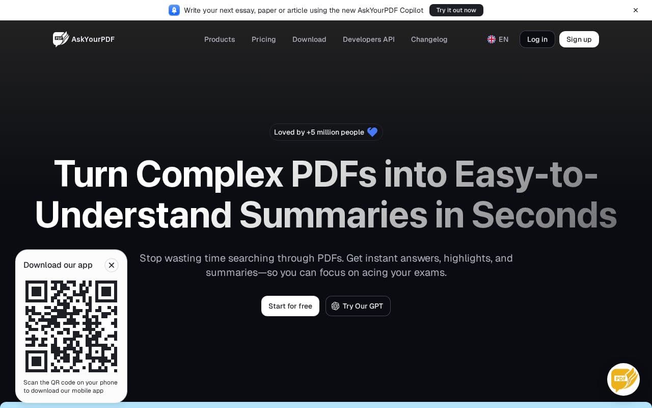 AskYourPDF screenshot