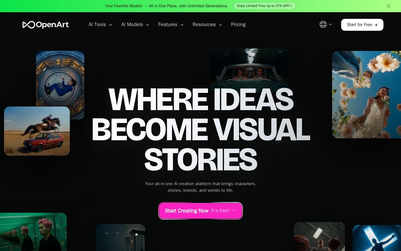 OpenArt screenshot