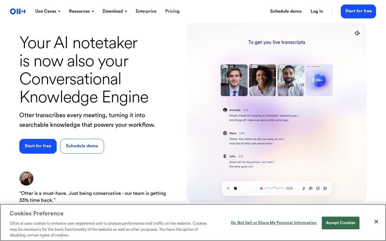 Otter screenshot