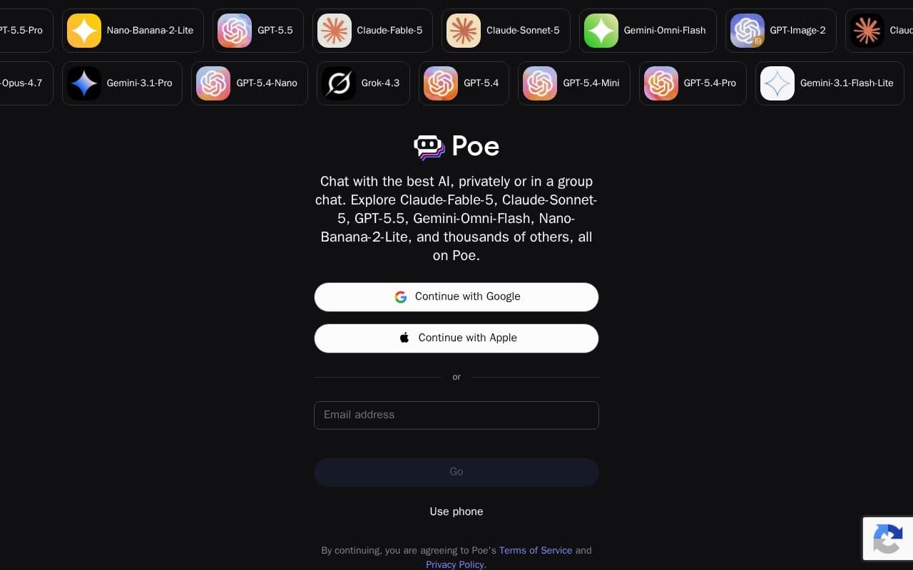 Poe screenshot