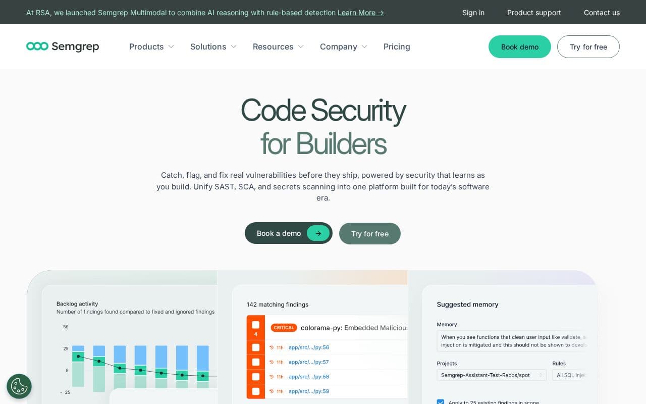 Semgrep screenshot