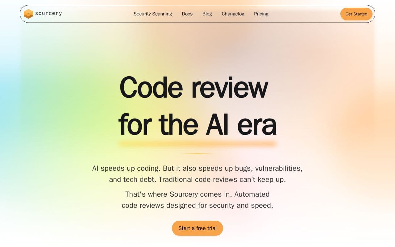 Sourcery screenshot