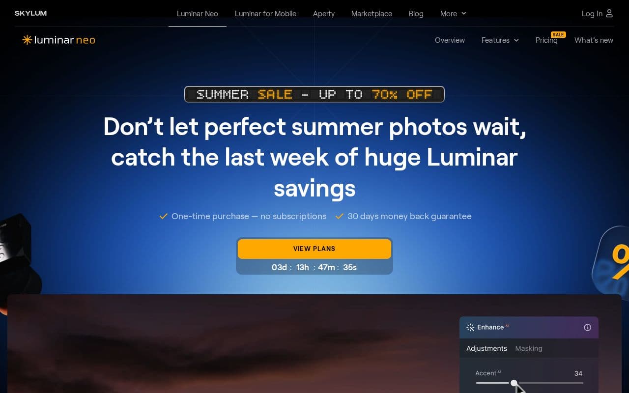 Luminar Neo screenshot