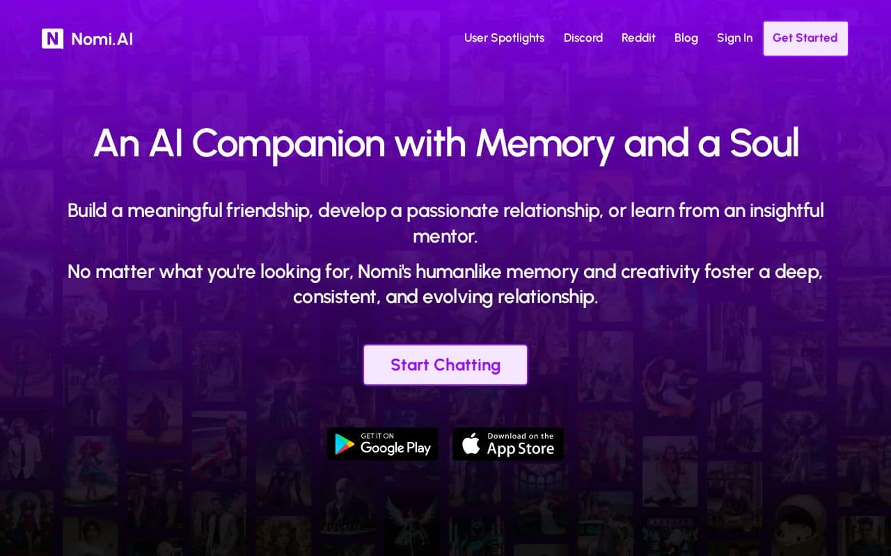 Nomi screenshot