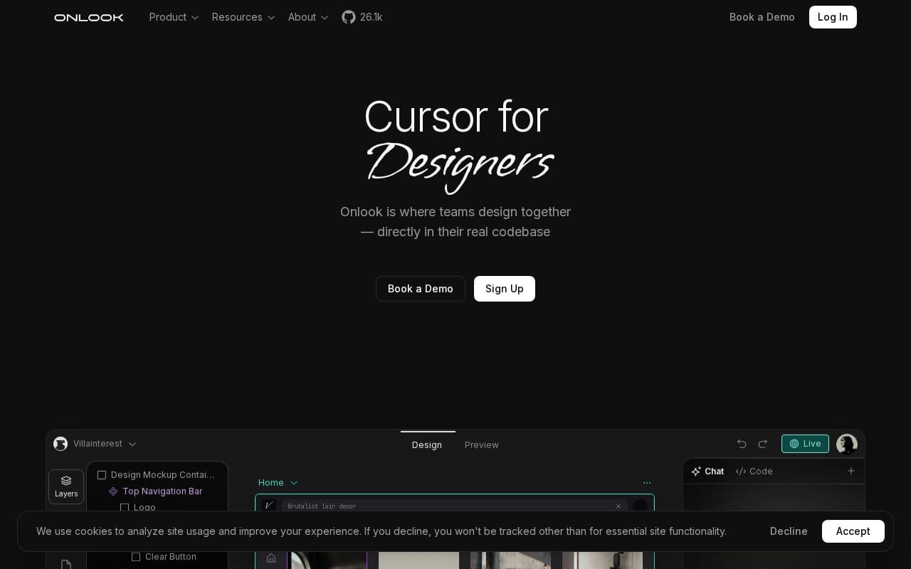 Onlook screenshot