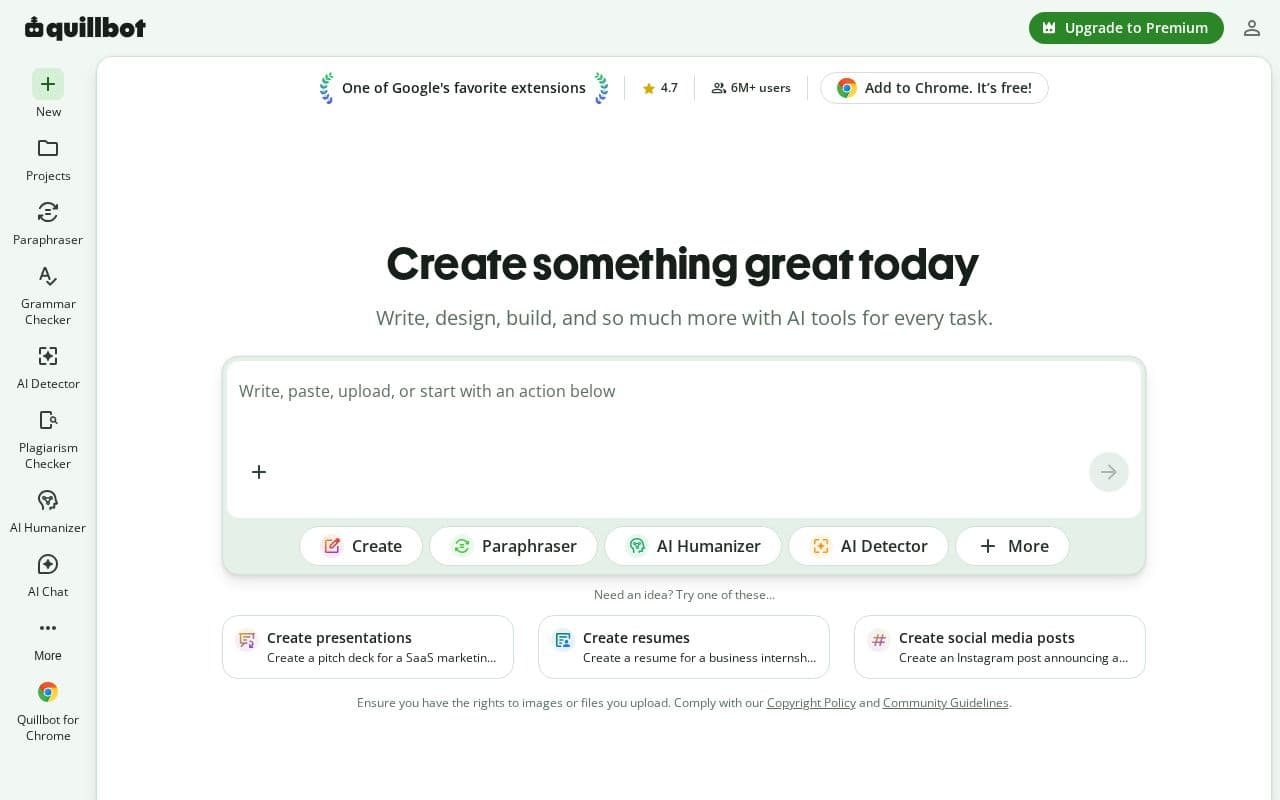 QuillBot screenshot