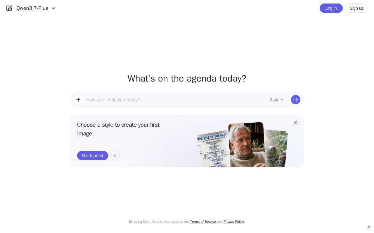 Qwen Chat screenshot